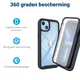 Apple iPhone 14 Plus Hoesje Full Protect 360° Cover Hybride Zwart afbeelding 2