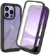 Apple iPhone 14 Pro Max Hoesje Full Protect 360° Cover Hybride Zwart afbeelding 2