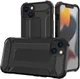 Apple iPhone 14 Hoesje Shock Proof Hybride Back Cover Zwart afbeelding 1