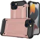 Apple iPhone 14 Hoesje Shock Proof Hybride Back Cover Roze Goud afbeelding 1