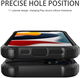 Apple iPhone 14 Pro Hoesje Shock Proof Hybride Back Cover Zwart afbeelding 5