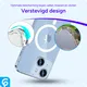 Apple iPhone 14 Hoesje voor MagSafe Dun TPU Back Cover Transparant afbeelding 2