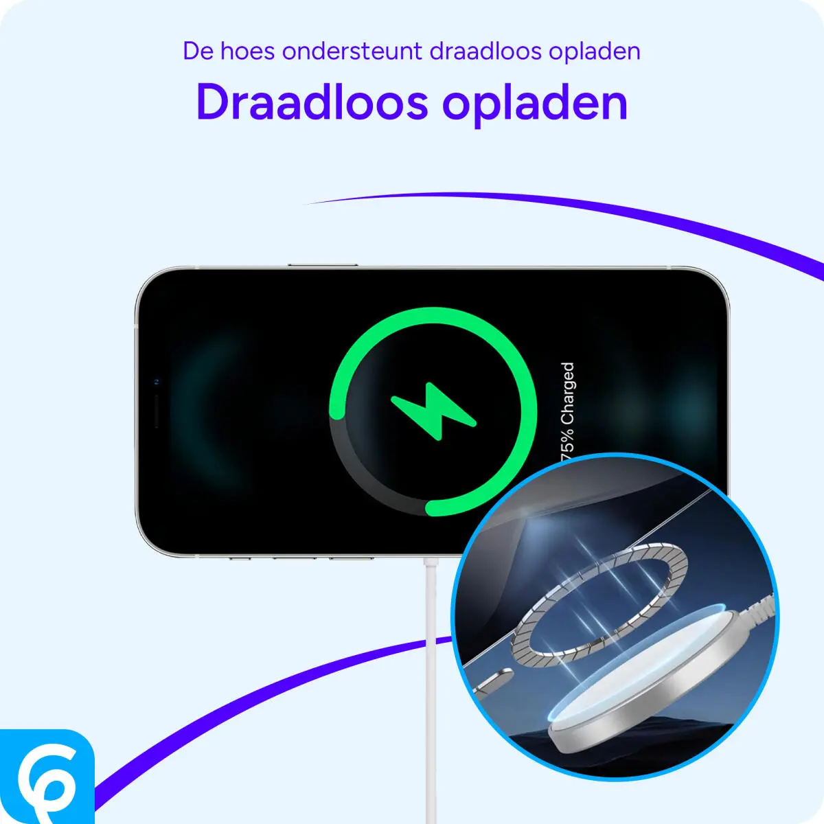 Apple iPhone 14 Hoesje voor MagSafe Dun TPU Back Cover Transparant afbeelding 3