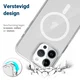 Apple iPhone 14 Pro Hoesje MagSafe Dun TPU Back Cover Transparant afbeelding 4