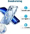 Apple iPhone 14 Pro Hoesje MagSafe Dun TPU Back Cover Transparant afbeelding 11