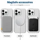 Apple iPhone 14 Pro Hoesje MagSafe Dun TPU Back Cover Transparant afbeelding 6