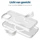 Apple iPhone 14 Pro Hoesje MagSafe Dun TPU Back Cover Transparant afbeelding 8