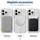 Apple iPhone 14 Pro Hoesje voor MagSafe Dun TPU Back Cover Transparant afbeelding 6