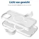 Apple iPhone 14 Pro Hoesje voor MagSafe Dun TPU Back Cover Transparant afbeelding 7