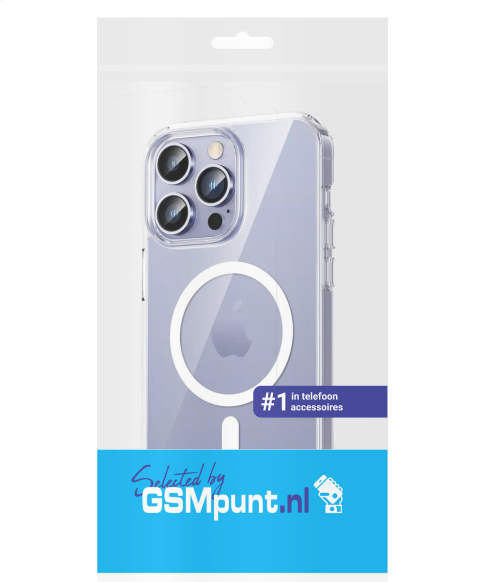 Apple iPhone 14 Pro Hoesje voor MagSafe Dun TPU Back Cover Transparant afbeelding 16