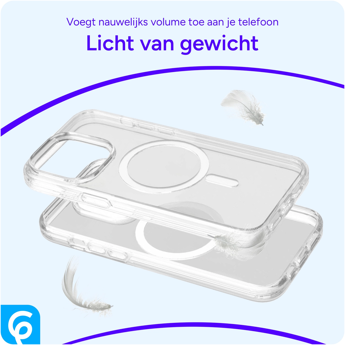 iPhone 14 Pro Max Hoesje voor MagSafe Dun TPU Back Cover Transparant afbeelding 7