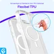 iPhone 14 Pro Max Hoesje voor MagSafe Dun TPU Back Cover Transparant afbeelding 4