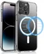 iPhone 14 Pro Max Hoesje voor MagSafe Dun TPU Back Cover Transparant afbeelding 1