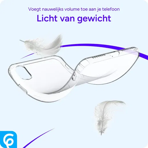 Apple iPhone 14 Hoesje Schokbestendig en Dun TPU Transparant afbeelding 7