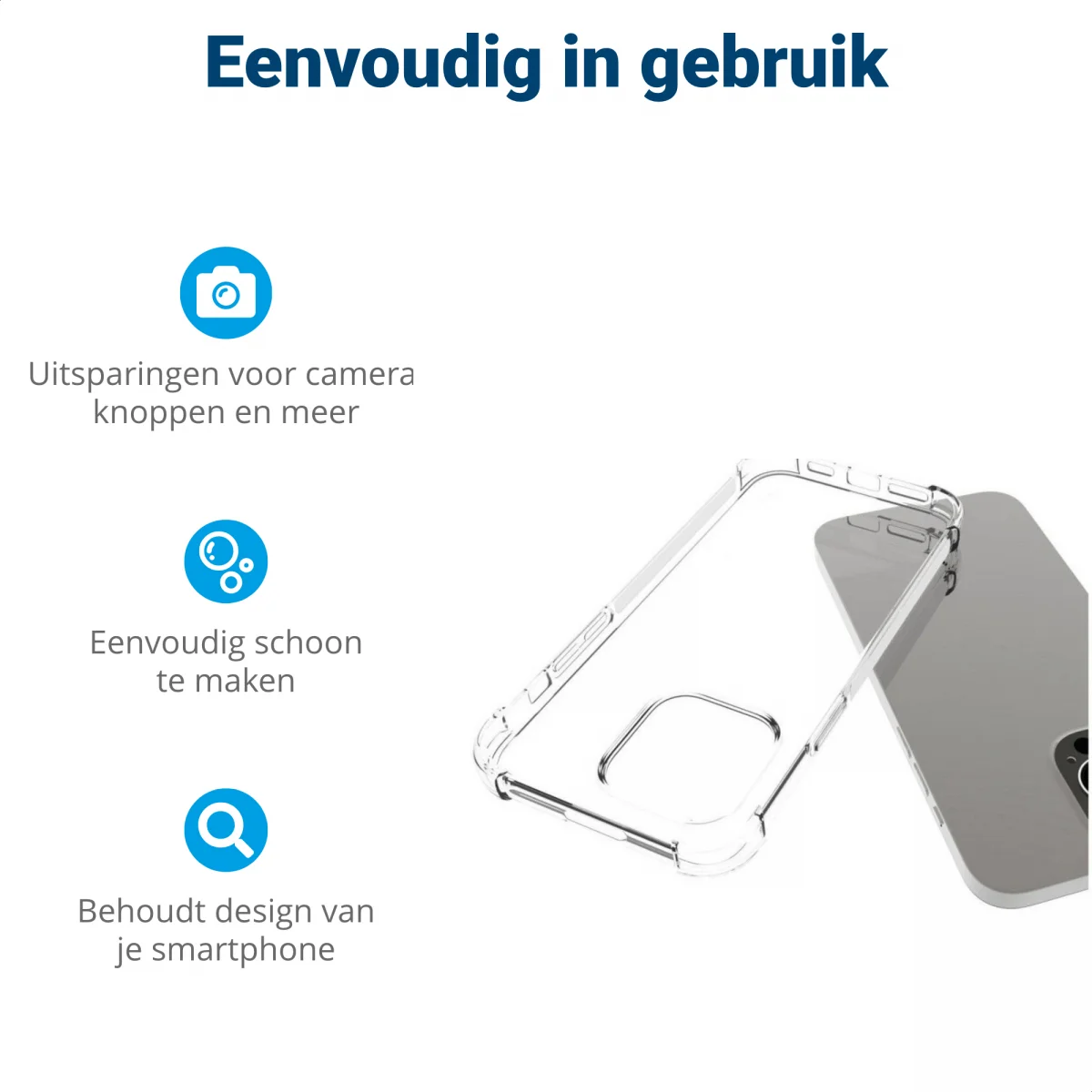 Apple iPhone 14 Pro Hoesje Schokbestendig en Dun TPU Transparant afbeelding 7