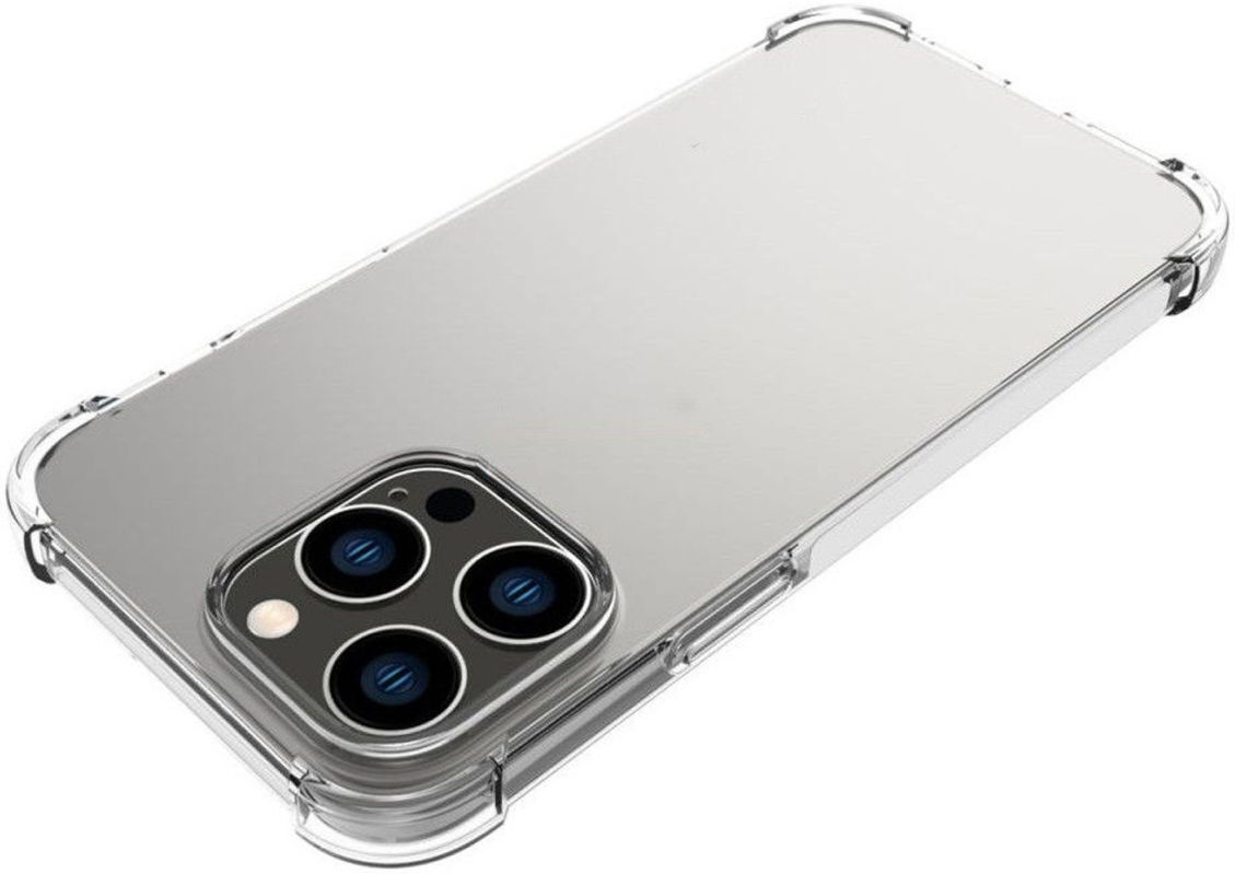 Apple iPhone 14 Pro Hoesje Schokbestendig en Dun TPU Transparant afbeelding 12