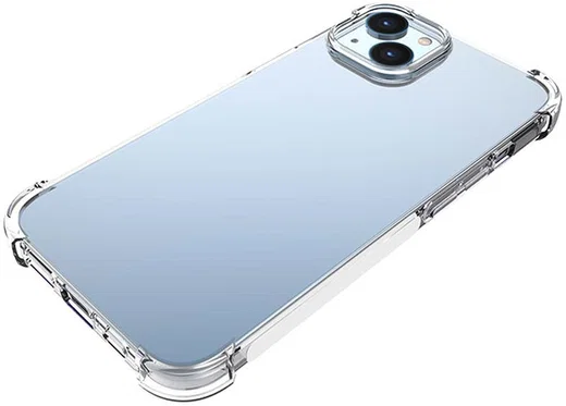 Apple iPhone 14 Plus Hoesje Schokbestendig en Dun TPU Transparant afbeelding 13