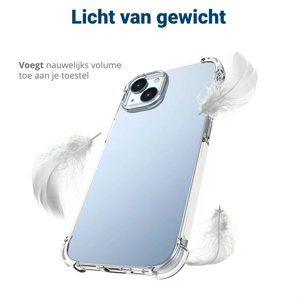 Apple iPhone 14 Plus Hoesje Schokbestendig en Dun TPU Transparant afbeelding 12
