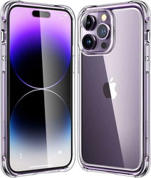 Apple iPhone 14 Pro Max Hoesje Schokbestendig en Dun TPU Transparant afbeelding