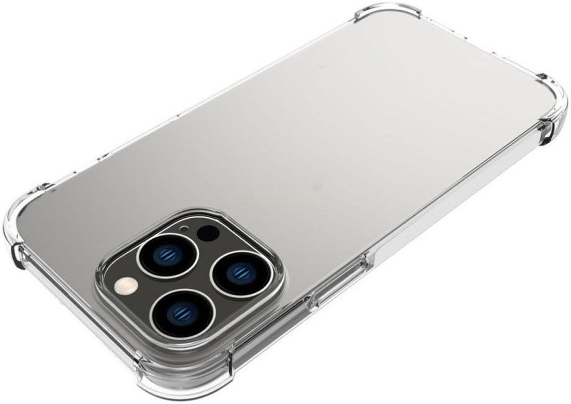 Apple iPhone 14 Pro Max Hoesje Schokbestendig en Dun TPU Transparant afbeelding 11