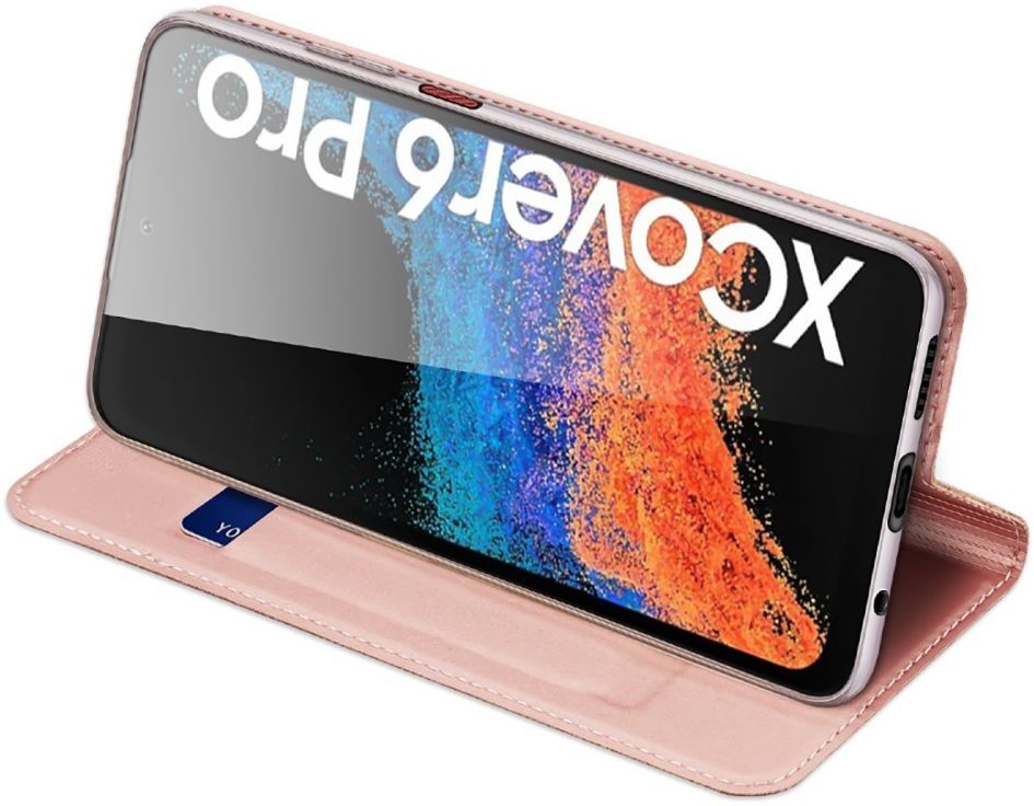 Dux Ducis Skin Pro Samsung Galaxy Xcover 6 Pro Hoesje Wallet Roze afbeelding 6