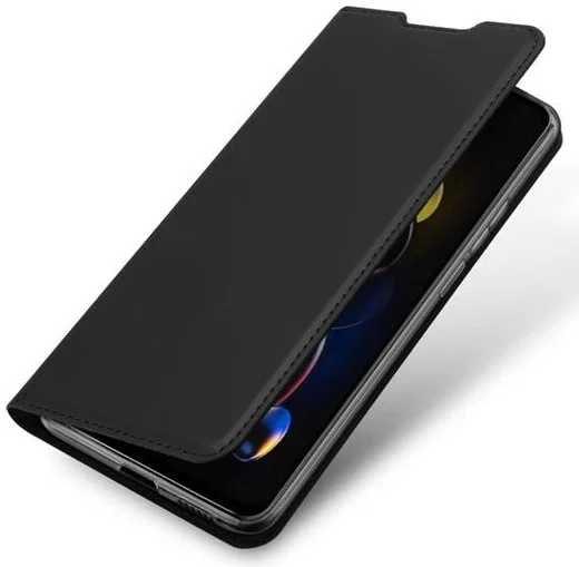 Dux Ducis Skin Pro Series Xiaomi Poco X4 GT Hoesje Portemonnee Zwart afbeelding 1