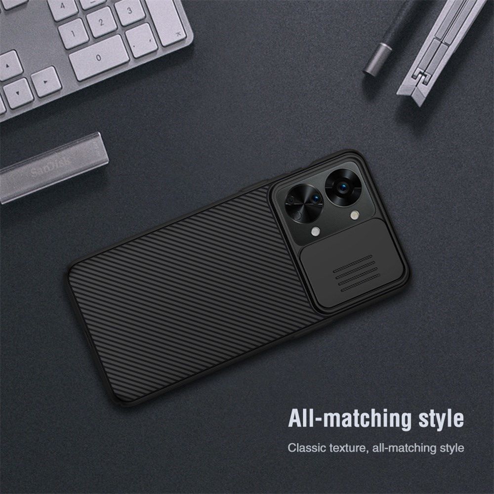Nillkin CamShield OnePlus Nord 2T Hoesje met Camera Slider Zwart afbeelding 11