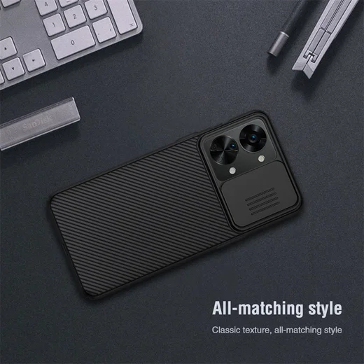 Nillkin CamShield OnePlus Nord 2T Hoesje met Camera Slider Zwart afbeelding 11