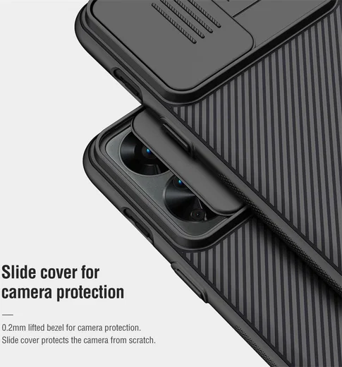 Nillkin CamShield OnePlus Nord 2T Hoesje met Camera Slider Zwart afbeelding 8