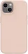 Apple iPhone 14 Hoesje Siliconen Back Cover Roze afbeelding 2