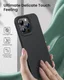 Apple iPhone 14 Pro Hoesje Siliconen Back Cover Zwart afbeelding 4