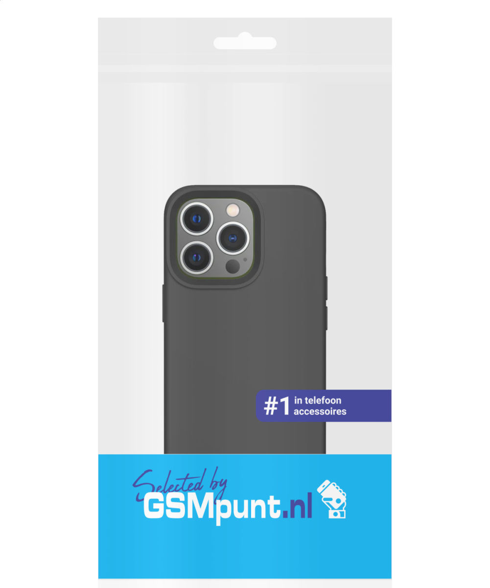 Apple iPhone 14 Pro Hoesje Siliconen Back Cover Zwart afbeelding 10