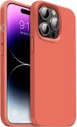 Apple iPhone 14 Pro Hoesje Siliconen Back Cover Rood