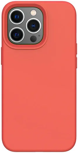 Apple iPhone 14 Pro Hoesje Siliconen Back Cover Rood afbeelding 2