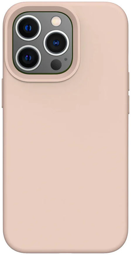 Apple iPhone 14 Pro Hoesje Siliconen Back Cover Roze afbeelding 2