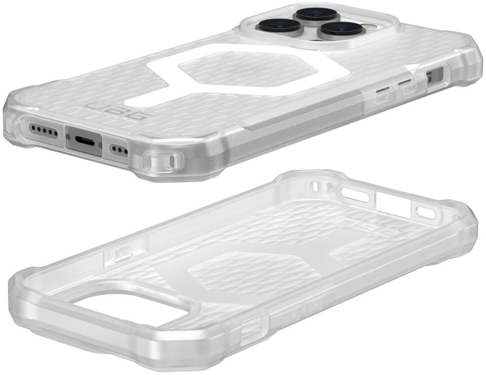 Urban Armor Gear Essential Armor iPhone 14 Pro Hoesje MagSafe Ice afbeelding 5