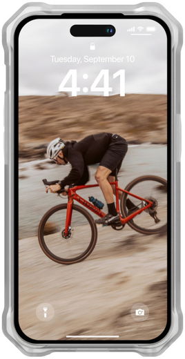 Urban Armor Gear Essential Armor iPhone 14 Pro Hoesje MagSafe Ice afbeelding 8