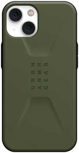 Urban Armor Gear Civilian Apple iPhone 14 Hoesje Back Cover Olive afbeelding 2