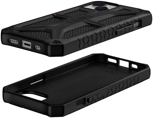 Urban Armor Gear Monarch Apple iPhone 14 Hoesje Kevlar Zwart afbeelding 5