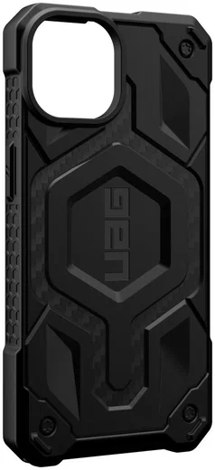 Urban Armor Gear Monarch Pro iPhone 14 Hoesje MagSafe Carbon Fiber afbeelding 14