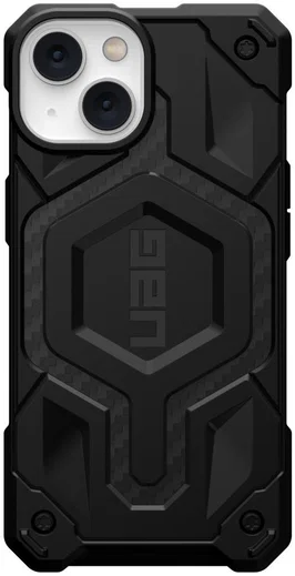 Urban Armor Gear Monarch Pro iPhone 14 Hoesje MagSafe Carbon Fiber afbeelding 2