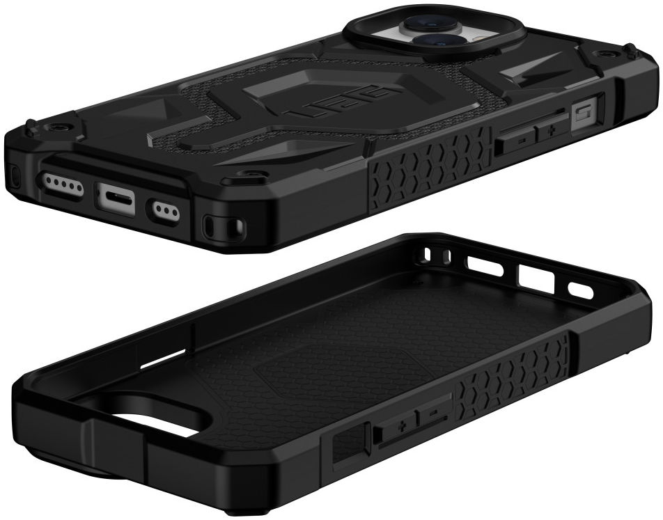 Urban Armor Gear Monarch Pro iPhone 14 Hoesje MagSafe Kevlar Zwart afbeelding 5