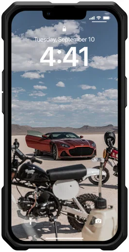 Urban Armor Gear Monarch Pro iPhone 14 Hoesje MagSafe Kevlar Zwart afbeelding 8