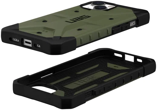 Urban Armor Gear Pathfinder Apple iPhone 14 Hoesje Back Cover Olive afbeelding 3