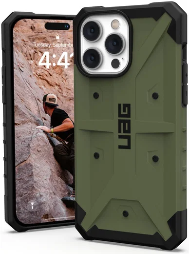 Urban Armor Gear Pathfinder Apple iPhone 14 Pro Max Hoesje Olive afbeelding 2