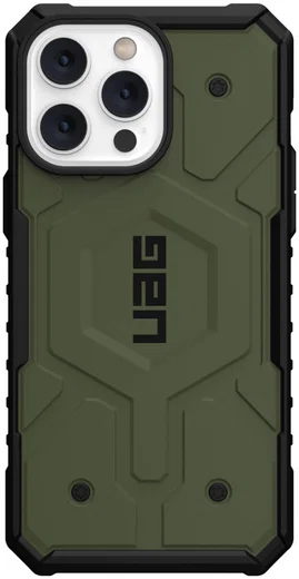 Urban Armor Gear Pathfinder iPhone 14 Pro Max Hoesje met MagSafe Olive afbeelding 1