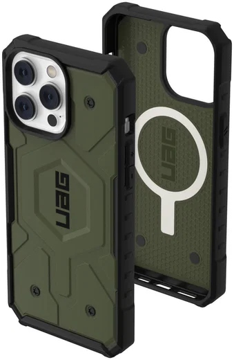 Urban Armor Gear Pathfinder iPhone 14 Pro Max Hoesje met MagSafe Olive afbeelding 3