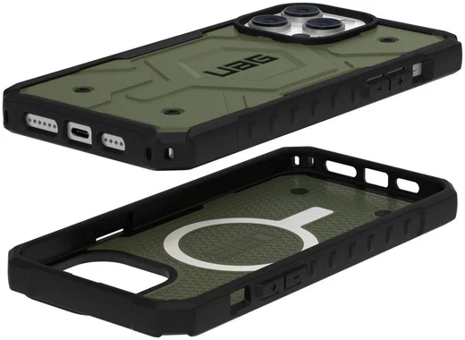Urban Armor Gear Pathfinder iPhone 14 Pro Max Hoesje met MagSafe Olive afbeelding 4