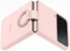 Origineel Samsung Galaxy Z Flip 4 Hoesje Silicone Cover met Ring Roze afbeelding 4