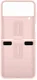 Origineel Samsung Galaxy Z Flip 4 Hoesje Silicone Cover met Ring Roze afbeelding 5